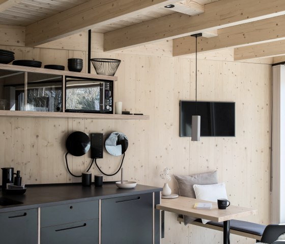 Wohnbereich / Küche 2er Cabin Cozy Wohnbereich / Küche 2er Cabin Cozy