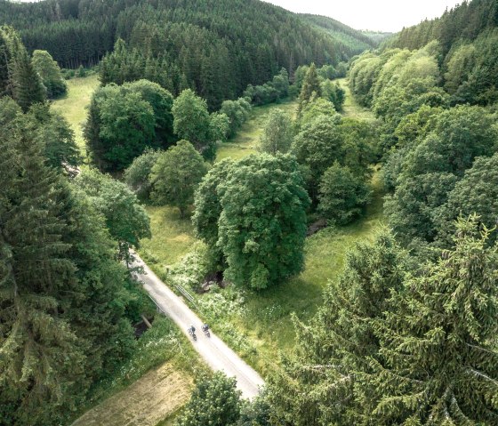 Radfahrer im Prethtal, © Eifel Tourismus GmbH - Dennis Stratmann Radfahrer im Prethtal, © Eifel Tourismus GmbH - Dennis Stratmann