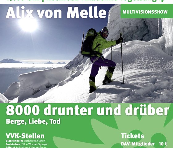 Veranstaltungsplakat, © DAV Eifel Veranstaltungsplakat, © DAV Eifel