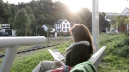 Rad- und Wanderbahnhof Gemünd, © Roman Hövel Rad- und Wanderbahnhof Gemünd, © Roman Hövel