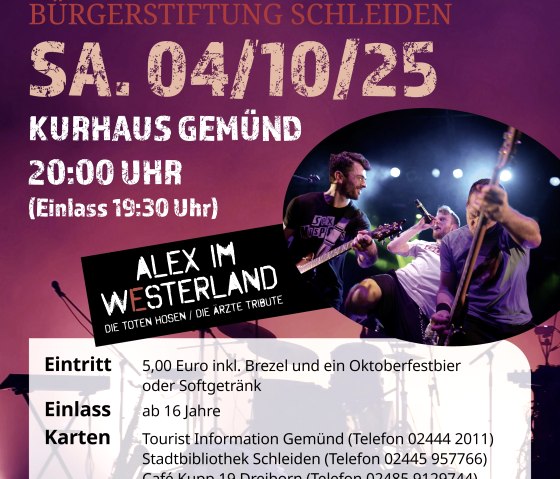 Plakat Alex im Westerland, © Bürgerstifftung Schleiden