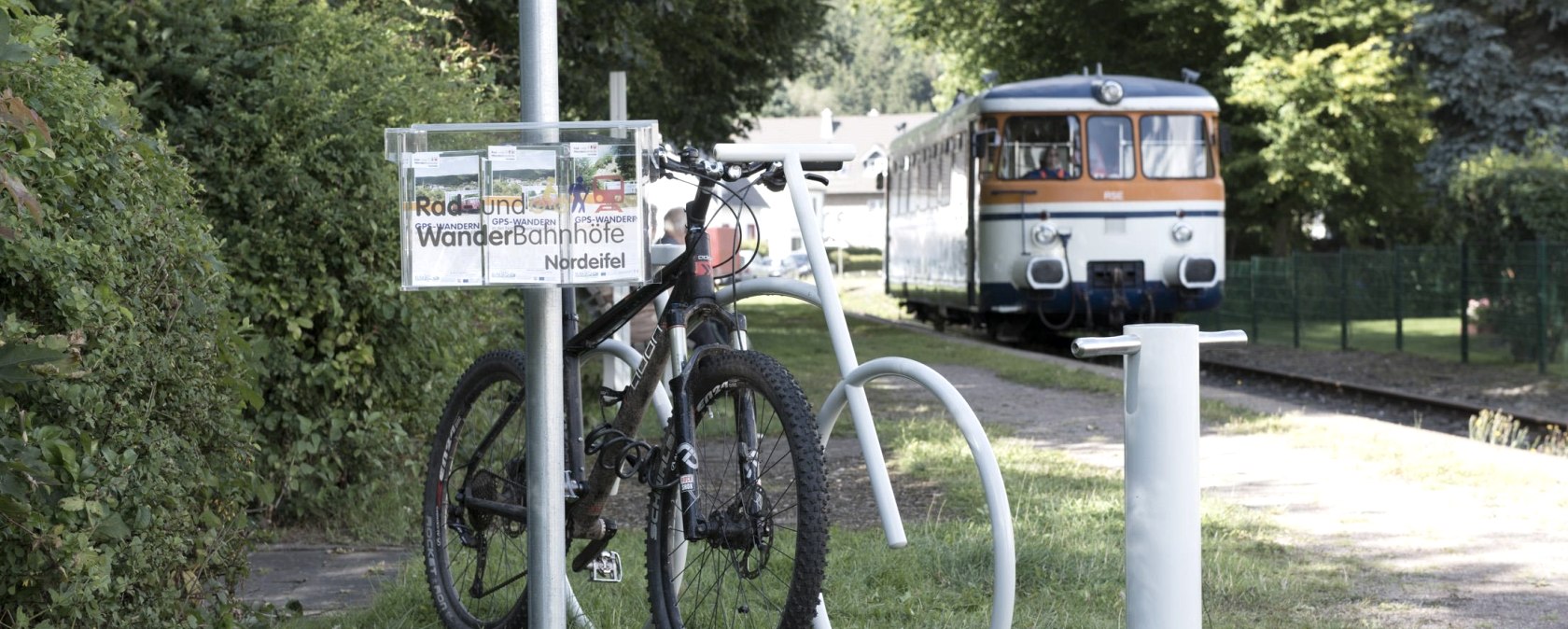 Rad- und Wanderbahnhof Olef, © Roman Hövel