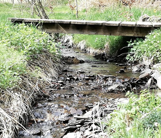 Br&uuml;cke &uuml;ber einen Bach, &copy; Nationalparkseelsorge Vogelsang