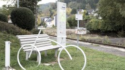 Rad- und Wanderbahnhof Schleiden, &copy; Roman H&ouml;vel