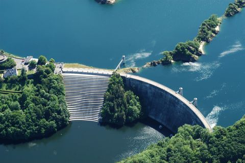 Urfttalsperre von oben