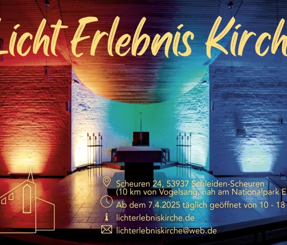 Plakat LichtErlebnisKirche, © Julia Reuss