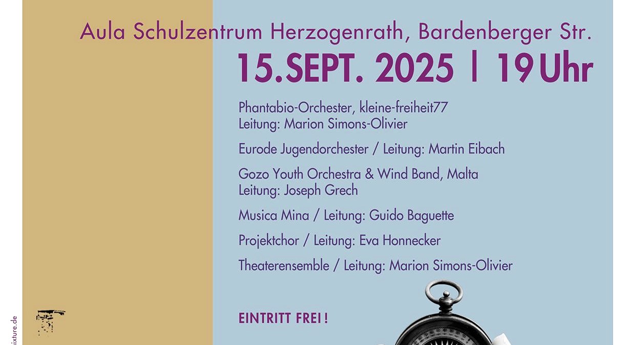 Veranstaltungsplakat, © Eurode Jugendorchester Herzogenrath