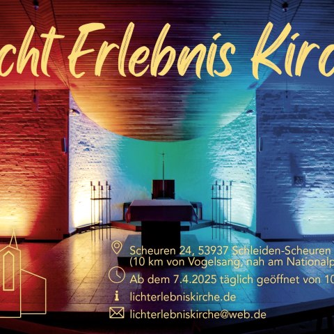 Plakat LichtErlebnisKirche, © Julia Reuss