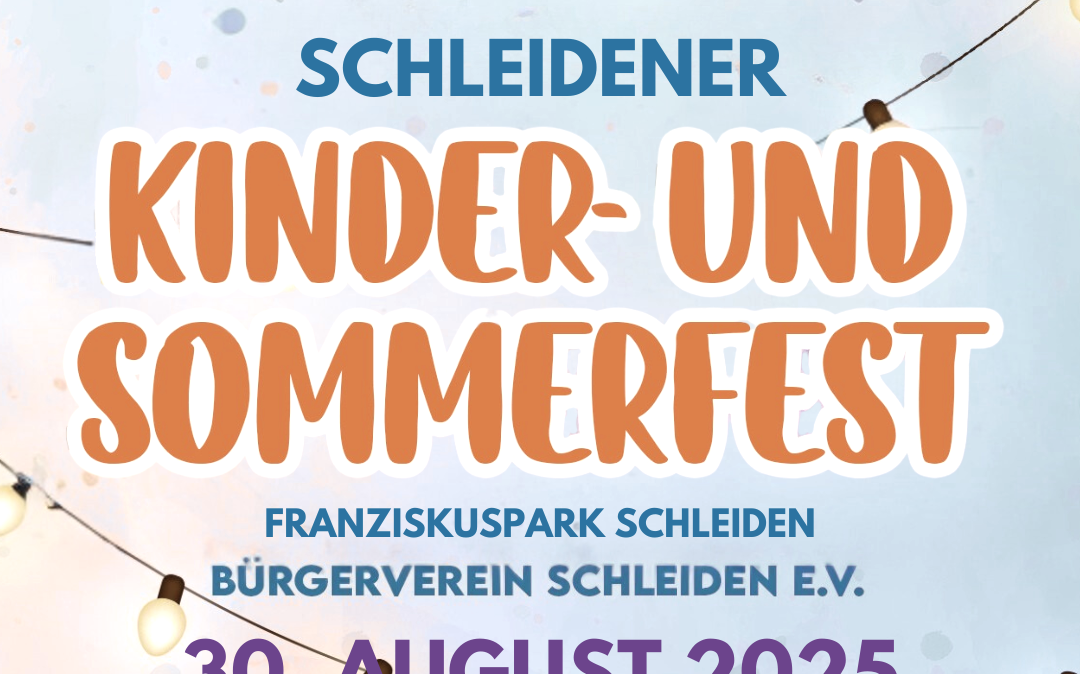 Kinder- u. Sommerfest, © Bürgerverein Schleiden e.V.